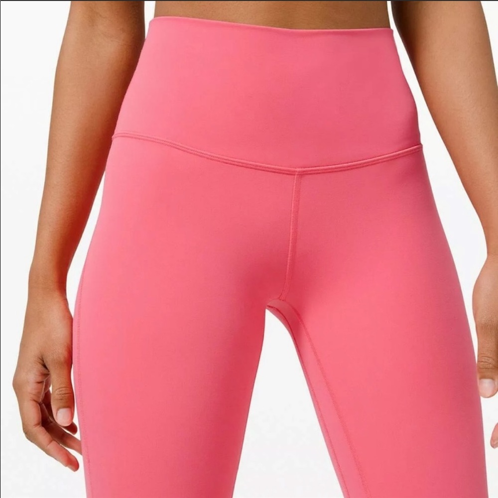 LULULEMON GUAVA PINK  SIZE 6 ALIGN 25” LEGGING - Picture 3 of 5